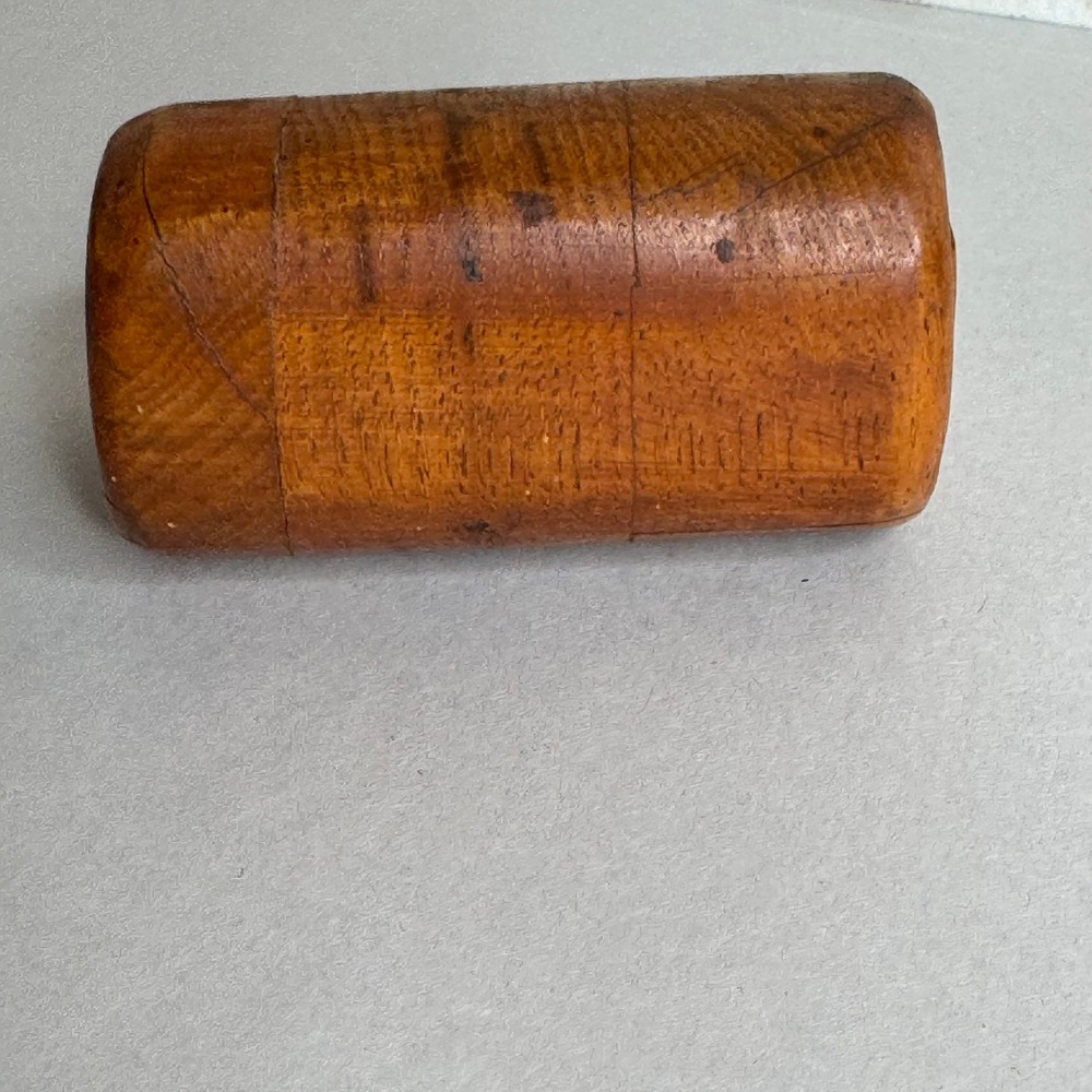 Vintage Folk Art Handcrafted Wooden Puzzle Box Small Trinket Case - Picture 5 of 16